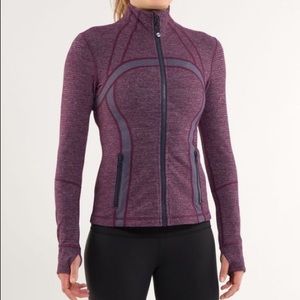 Lululemon define jacket in heathered purple